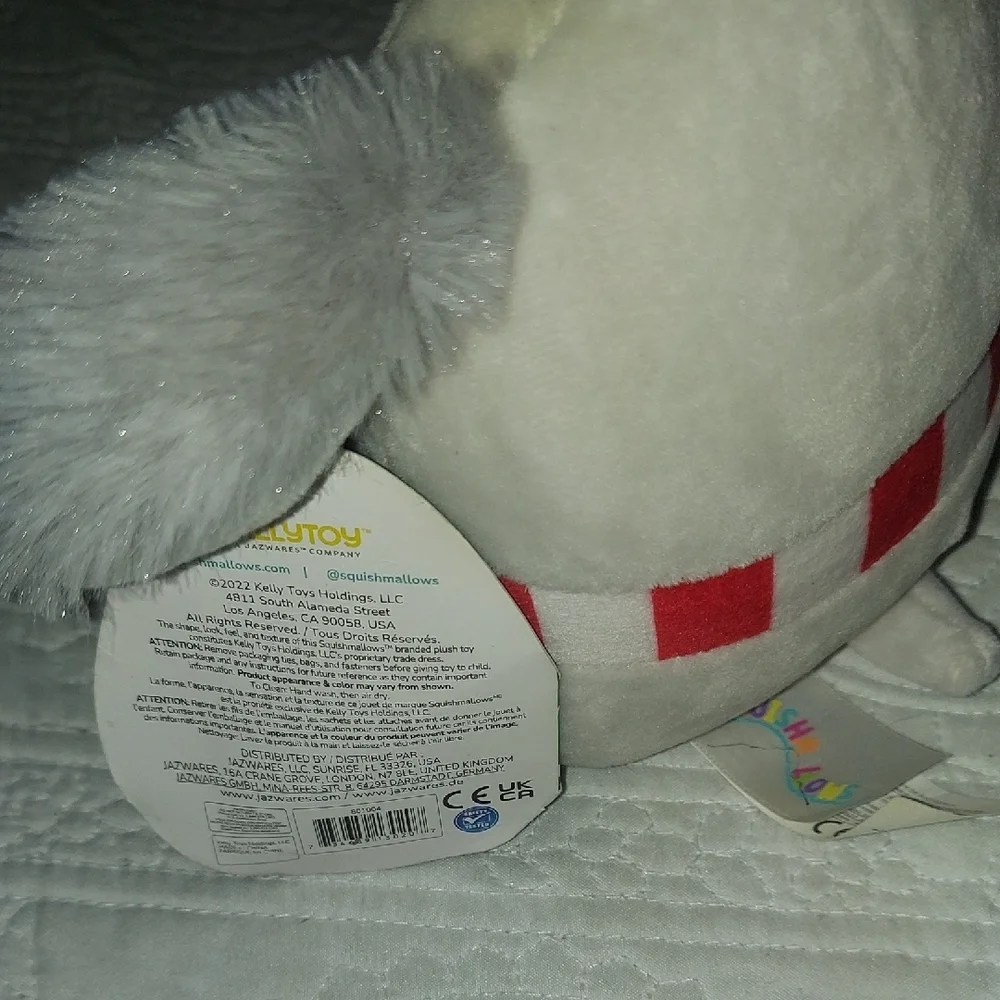 Squishmallows Gray and Red Ivy Plush - Picture 4 of 8
